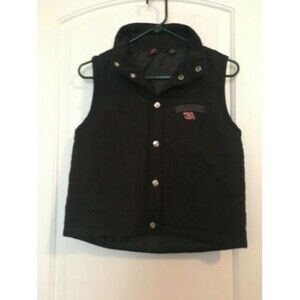 Jeff Burton 31 Nascar Chase Authentics Black Vest Jacket Racing Size SM